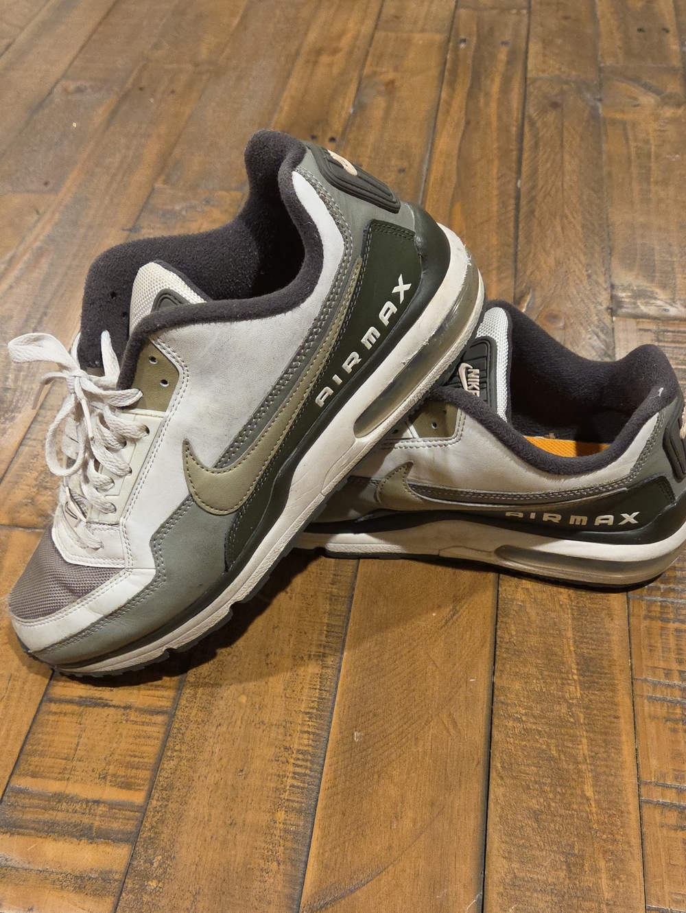 Nike Men’s Air Max Sneakers in  Gray and White